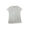 Solid Logo Short Sleeve T-Shirt Women Tops White 209380862608390X035