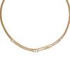 Metal Necklaces Unisex Gold/White N3835WOMRS_D301