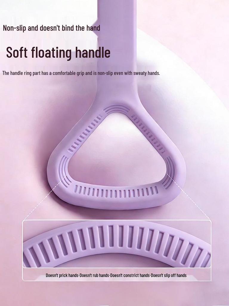 Durable 8-Shaped Silicone Resistance Band for Shoulder Opening & Full Body Shaping