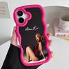 Addison Rae Mobile Phone Case for iPhone 17 16 15 14 13 12 11 Air Pro Max Plus Wavy Edge TPU Colorful Cover Cover Luxury Pretty