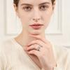 Orstarry S925 Silver Ring Fashionable and Versatile Non-detachable 3-ring For Women Birthday Jewelry Gift