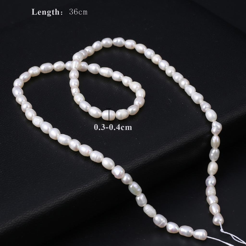 1String, Multicolor Natural Freshwater Pearls, Handmade Potato Pearl Beads, 5-6 Mm, for DIY Necklace Accessories, Jewelry Making, Women Gift, 36 Cm