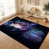 Fantasy Magic Theme Crystal Velvet Floor Rug Personalized Custom Name Text Warm Carpet Home Decoration