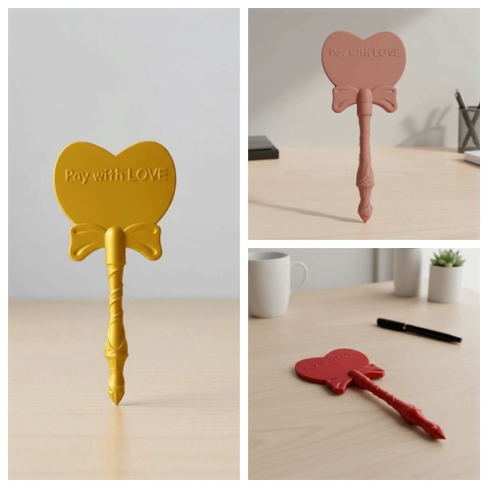 Detachable Contactless Payment Sleeve Portable Heart Magic Wand Holder  Travel