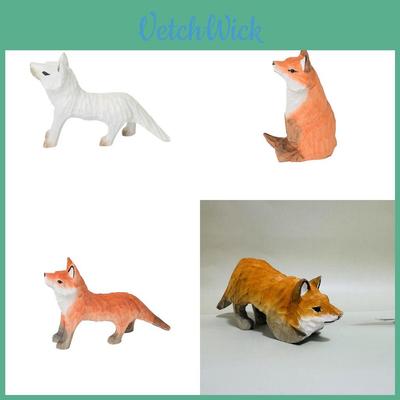 Wooden Fox Car Pendant With Cute Animal Design For Office And Home Decor