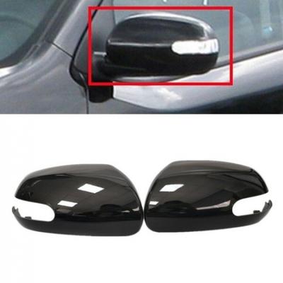 Gloss Black Clip-on Side Door Mirror Cover Cap For Kia Forte 2009 2010 2011 2012