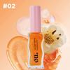 Huile à Lèvres Essence Miel Fruitée Sexy Pulpeuse Gelée à Lèvres Teintée Fraise Liquide pour Lèvres Imperméable Hydratant Huile Gloss Maquillage Maquillage
