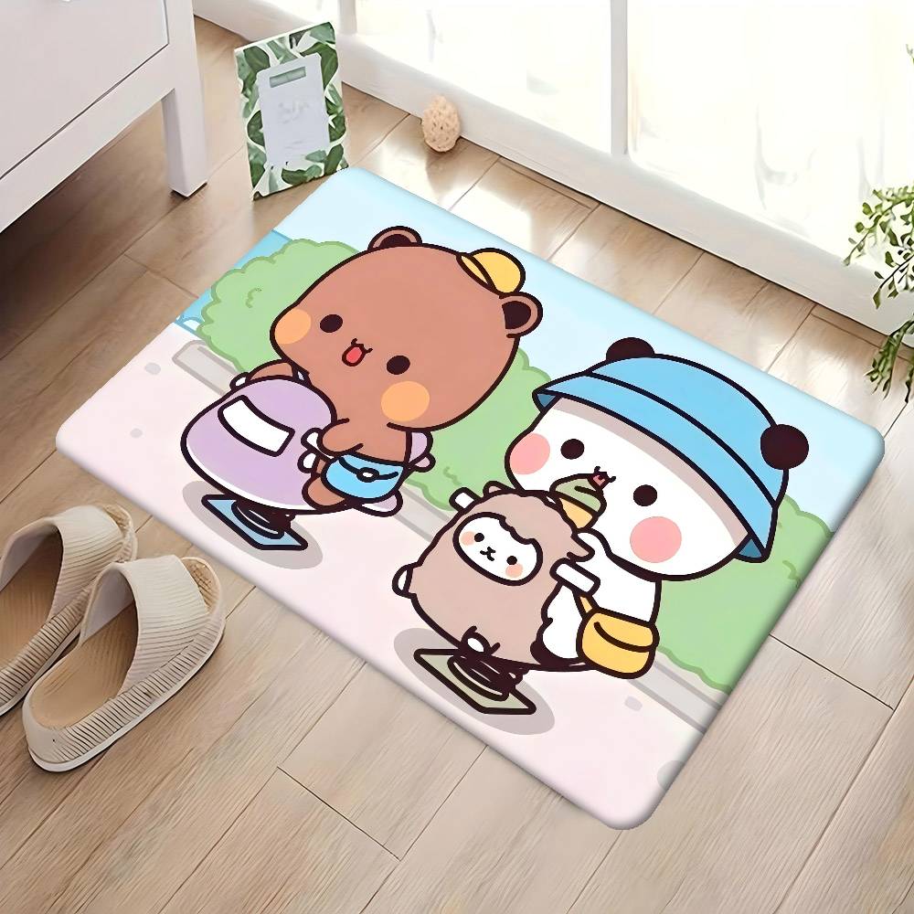Dudu Bubu Cartoon Hallway Carpet Washable Non-Slip Living Room Sofa Chairs Area Mat Kitchen Doormat Area Rug