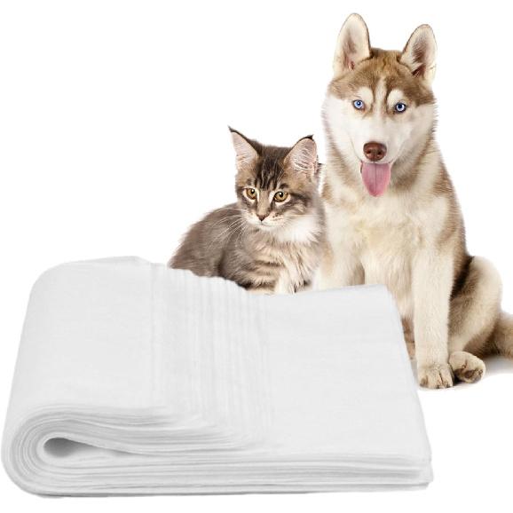 Disposable Pet Urine Absorbent Sheets - Thickened Pee Pads for Dogs Quickly Absorbs & Locks Water Urine Absorbent Paper Cleaning and Odor Removal 50