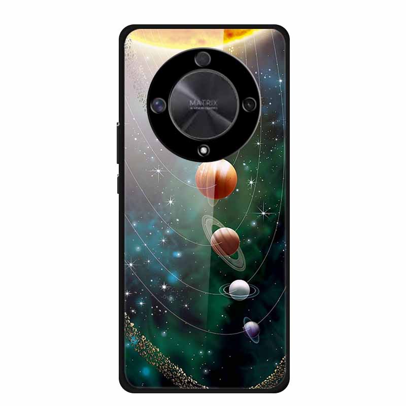 For Honor X9B Case X9A 5G Luxury Tempered Glass Hard Back Cover for Honor X9A 5G Phone Cases Fundas Honor x 9B X9 B 5G X 9A X9 A
