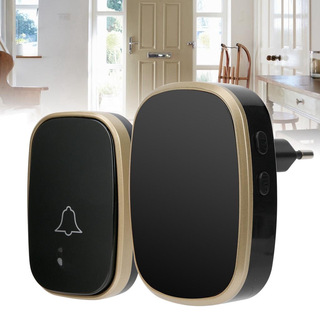 Wireless Doorbell Remote Control Waterproof 4 Level Adjustable Volume  85‑26V