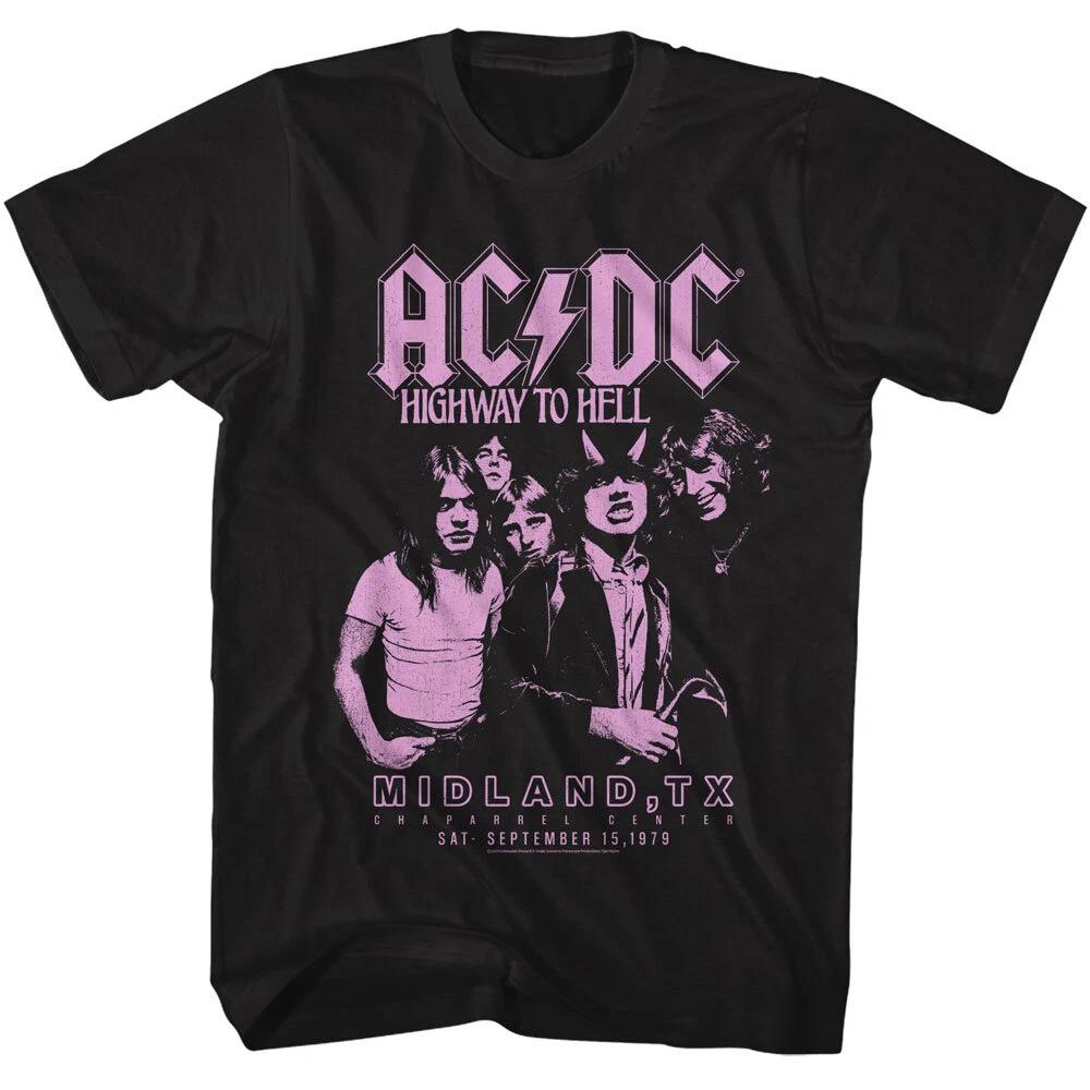 ACDC Highway To Hell Midland TX Sept 1979 Men s T Shirt L