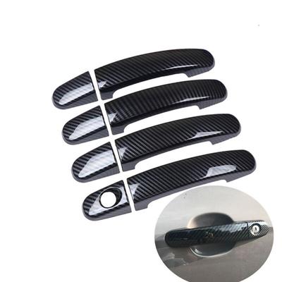 Pre Ford C-MAX 2004-2010 MK1 C MAX Chrómové karbónové vlákno Kryt kľučky dverí Štýl ozdobného obloženia
