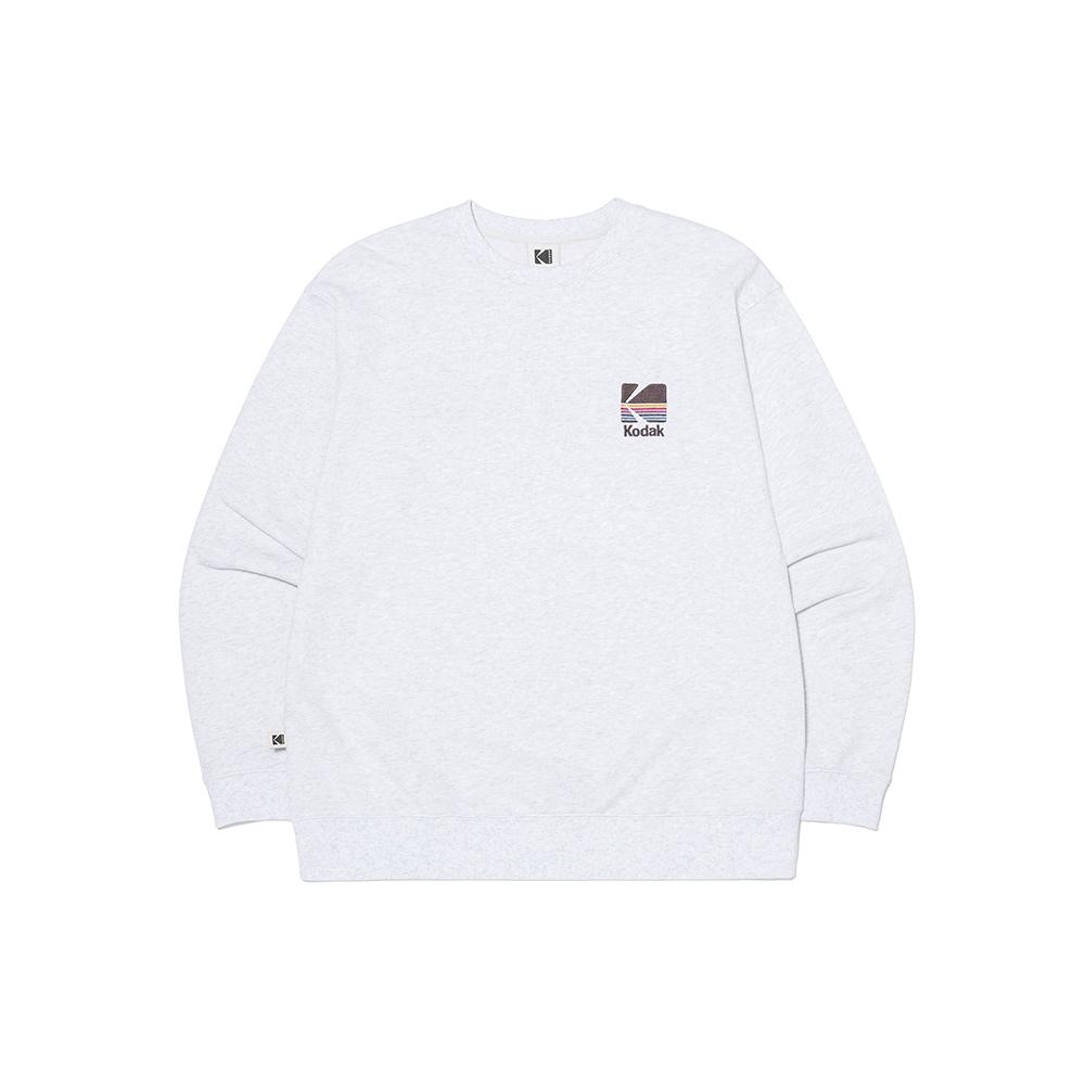 KODAK Rainbow Logo Sweatshirt White Melange