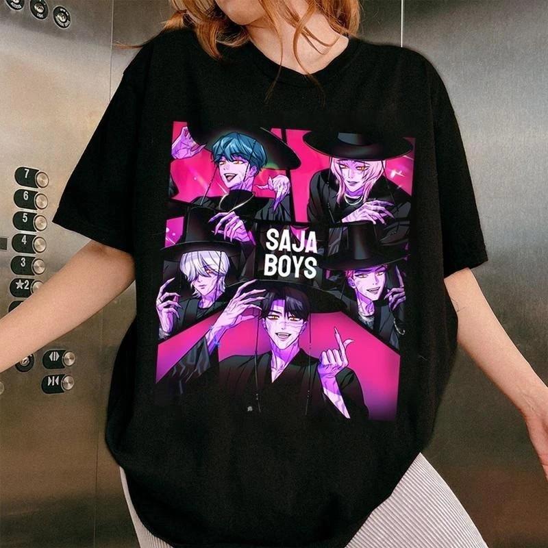 

Saja Boys Kpop Demon Hunter Jinu Abby Romance Baby Mystery Kids Adults T-Shirt Unisex T-Shirt XXXXL