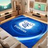 Tappeto in Velluto di Cristallo con Stampa Calcio Everton, Comodo Assorbente d'Acqua Antiscivolo Tappeto per Pavimenti Interni