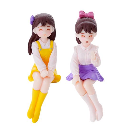 

1 Pair Cute Crafts Creative Girlfriend Doll DIY Figurine - Exquisite B