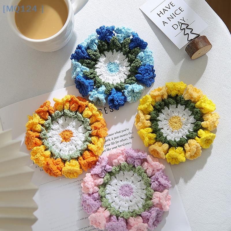 Häkeluntersetzer Maiglöckchen Blume Untersetzer Häkelblume Tischset Bouquet Tassenunterlage Kaffeetasse Tassenmatte Muttertagsgeschenk