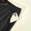 Pantaloni Invernali da Uomo Spessi Foderati in Peluche Vita Elastica Antivento Monocolore Larghi Caldi per Esterno Uso Quotidiano Pantaloni Sportivi