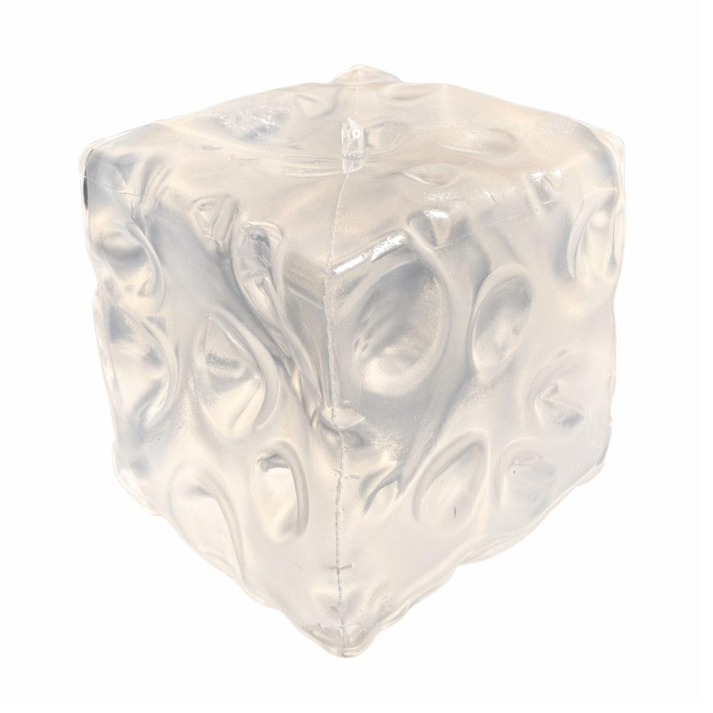 Super Soft Cheese Squishy Toy Square Sensory Fidget Ball Simulated Cheese Cube Ball Desk Toy