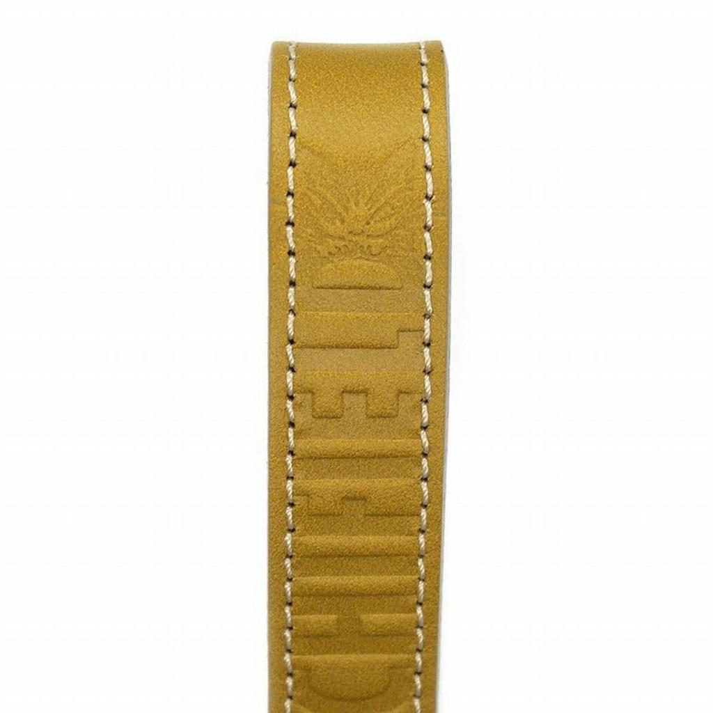 [WACHIFIELD] Dayan the Cat Genuine Leather Mexico Key Belt, Yellow
