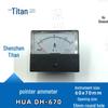 HUA Analog Ammeter/Voltmeter DH-670, Range: 1A-50A/5A, 300V-500V