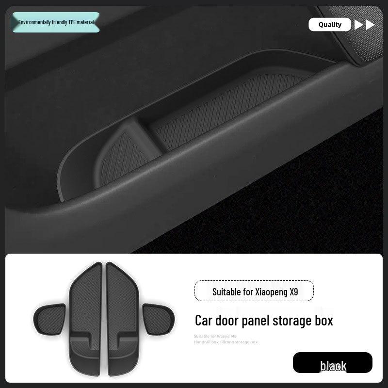 Xiaopeng X9 Car Door Storage Box Slot Mat Accessories for Extended Range Version - Fits 26 Models