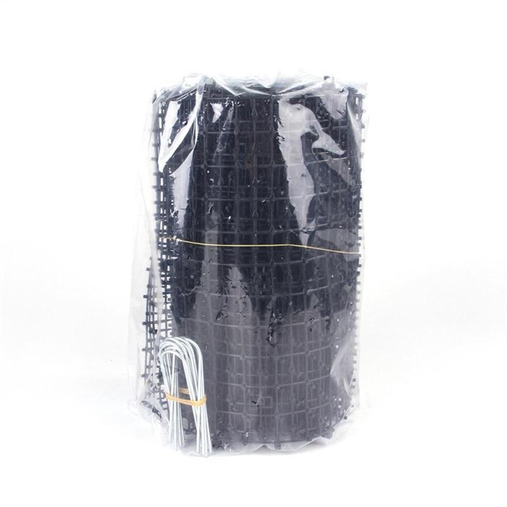 Anti-Cat Mat with Spikes - 2m Long Pet Repellent Mat for Garden, Fences, Sofa, Protect Plants from Cats & Dogs, Deterrent Mat with 8 Ground Anchors