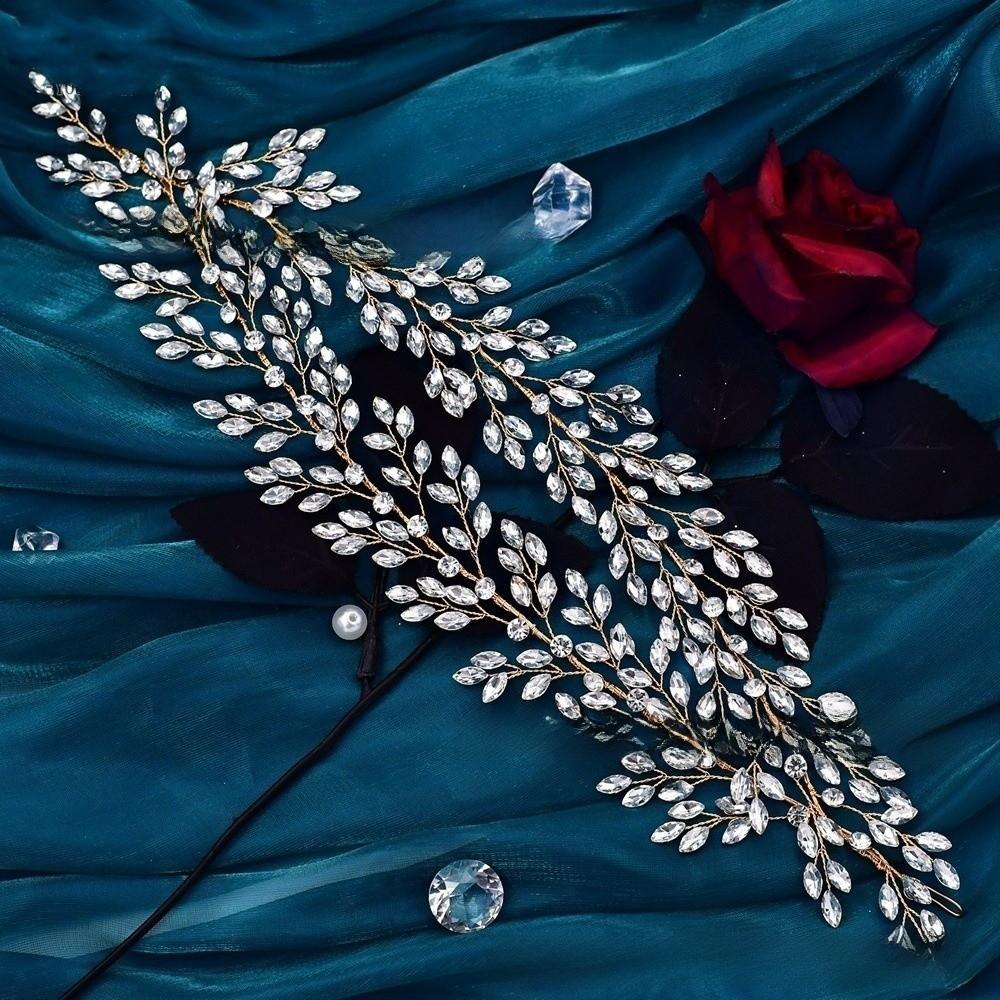 Rhinestone Photography Headband Sparkling Wedding Hair Accessories Sweet Bride Headdress  Women