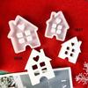House Shape Silicone Candle Mold DIY Easter Candle Mold 3D House Resin Moulds