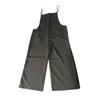 Summer Romper Solid Color Baggy Casual Simple Backless Oversized Square Neck Adjustable Shoulder Strap Wide Leg Summer Jumpsuit Female Clothes