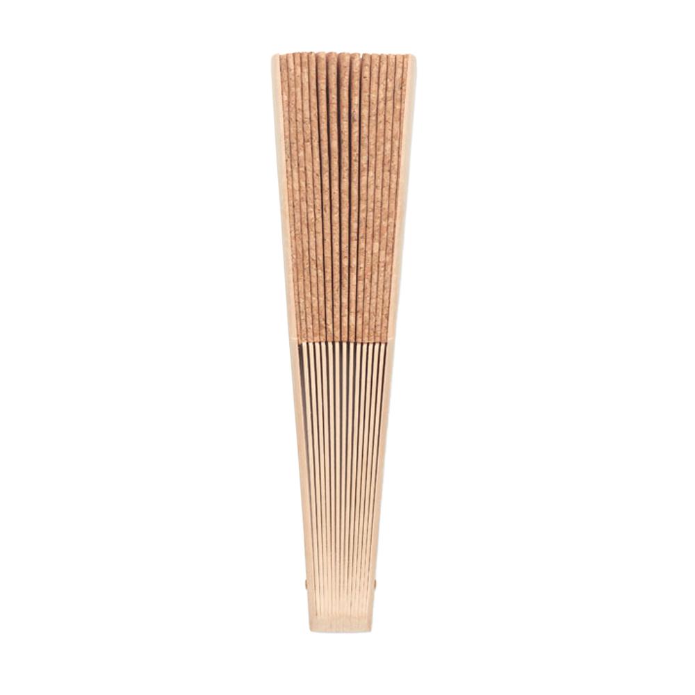 MidOcean Fanny Cork Manual Wood Handheld Fan