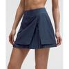 Lullulemon Water Repellent Pleated High-Rise Golf Skirt Clbl