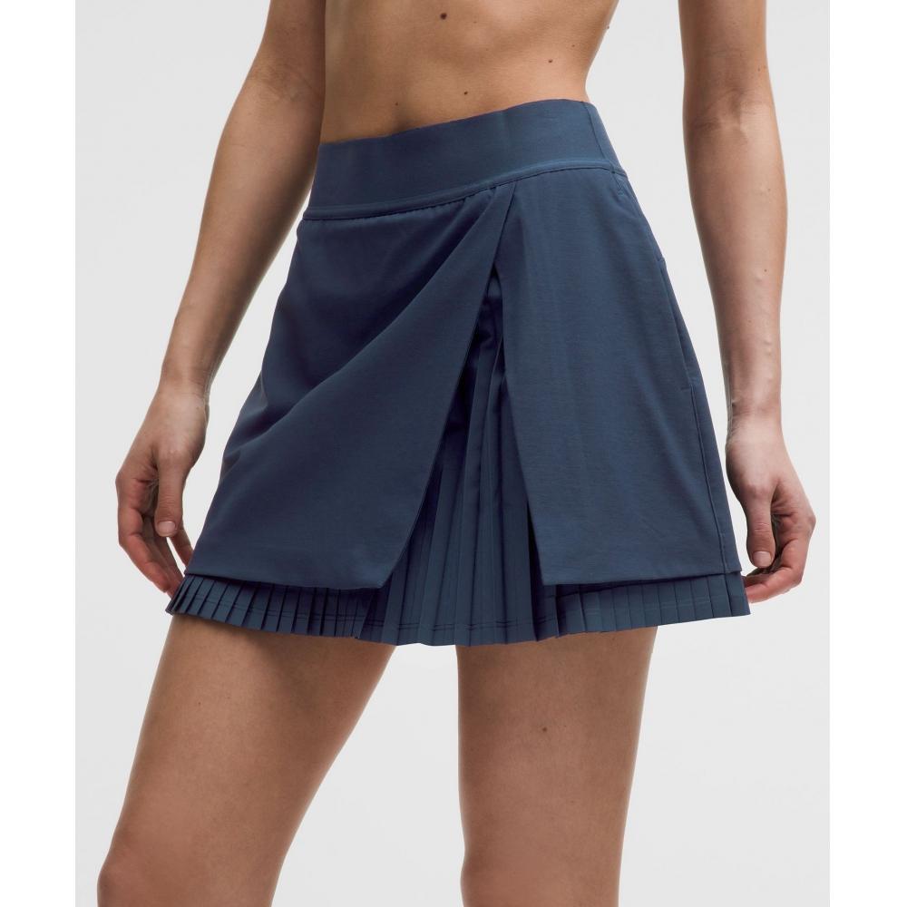 Lullulemon Water Repellent Pleated High-Rise Golf Skirt Clbl