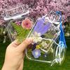 20 Pcs DIY Handmade Transparent Dried Flower Bookmark Clear Jar Bottle Shaped Stickers for Pressed Flowers Page Clips Bookmark