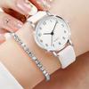 Xiaomi 5/6PCS Fashion Women's Quartz Watch Leather Band Analog Quartz Watches with Diamond Jewelry (Without Box)