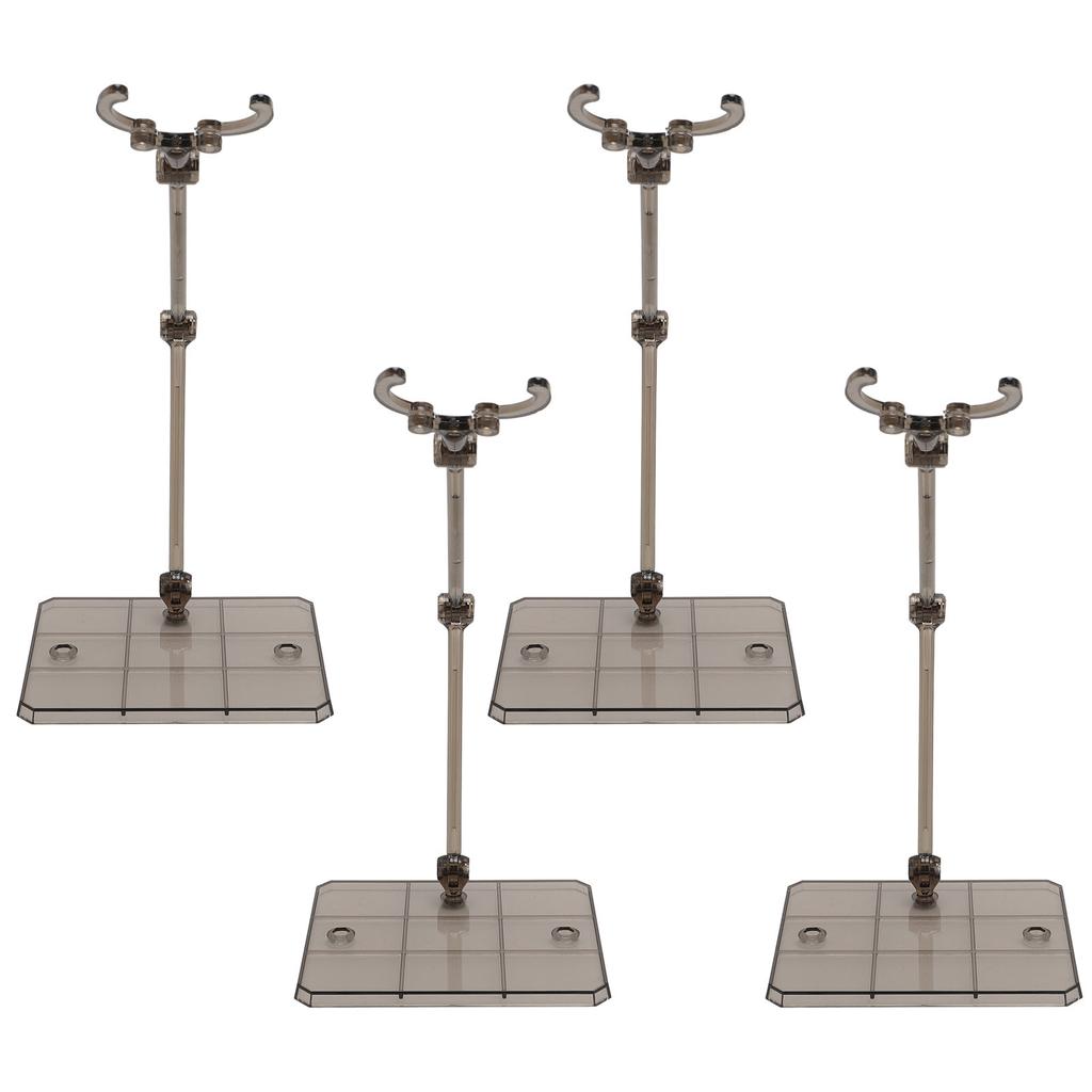 5 Pcs Action Figure Stand Black Plastic Doll Model Display Holder Support Stand for 1144 Toy