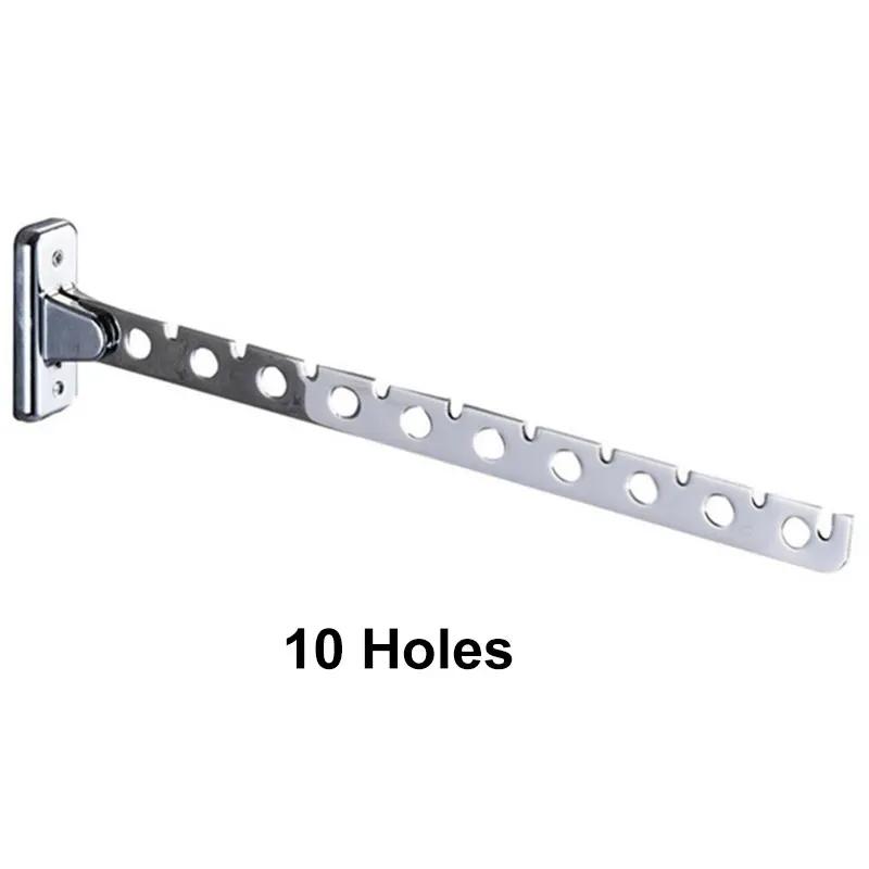 6/8/10 Löcher Edelstahl Kleiderständer Haken Faltbare Kleiderstange Mehrzweck Kleiderständer zum Trocknen für Schrankaufbewahrung