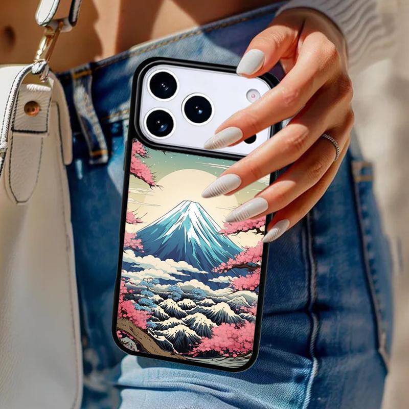 Mount Fuji Phone Case For iPhone 17 Air 14 15 13 12 Max Cover For Apple 16e 11 Pro Max Plus Coque