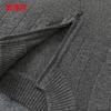 Hengyuanxiang Men's Thick 100% Wool Half-Turtleneck Sweater
