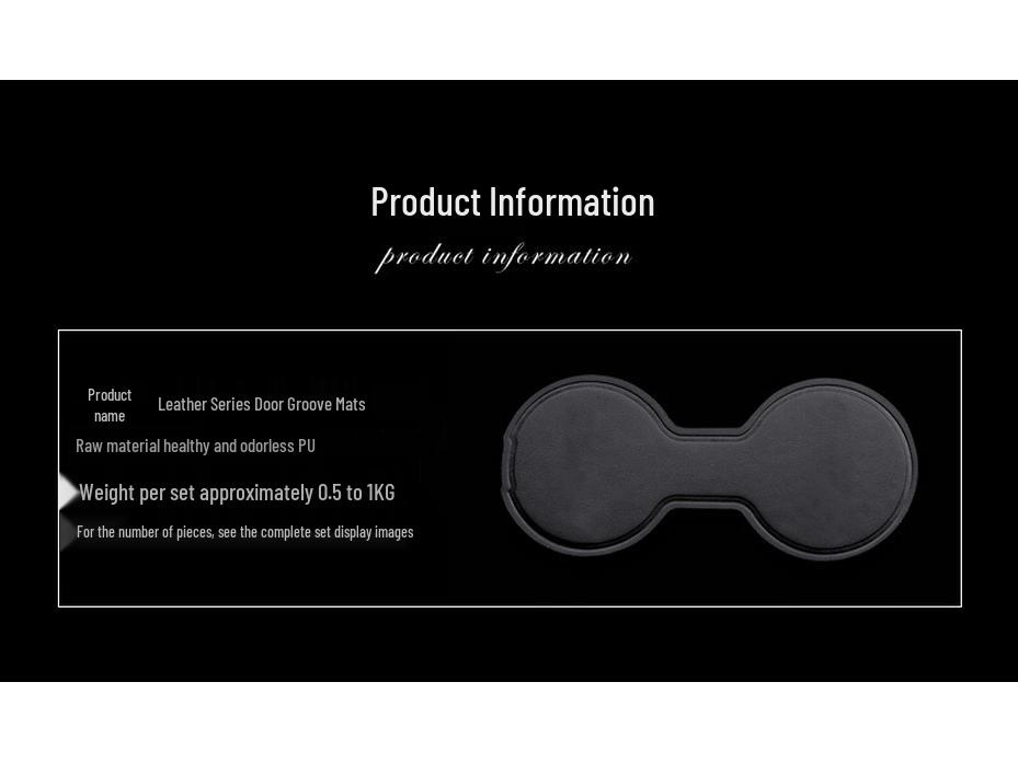 Ideal 9/8 Door Slot and Cup Holder Pad - Custom Car Interior Accessory