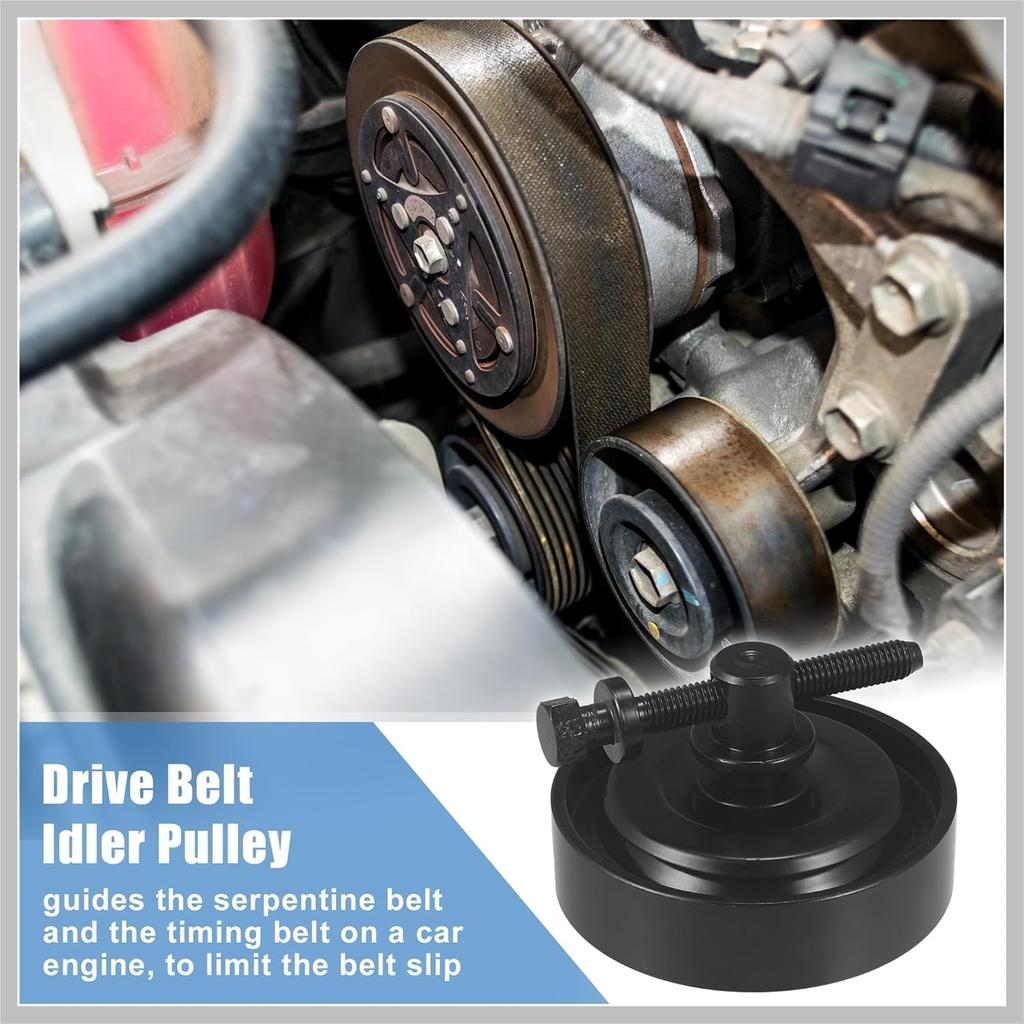 97834-29010 Car Drive Belt Tension Pulley for Hyundai Accent Elantra Tiburon Tucson for Kia Soul Belt Tensioner Idler Pulley Replace 97834-29000