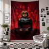 Wall TapestryThe Conjuring Annabelle Art Hanging Cloth Decorative Background Cover for Room Decoration