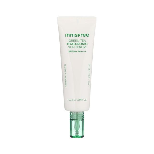 Innisfree Green Tea Hyaluronic Sun Serum SPF50 PA++++ 50ml +RANDOM GIFT