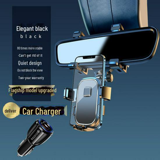 2025 Rearview Mirror Car Phone Holder with Navigation Support