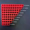 6.35mm Bit Holder 10 Hole 1/4 Holder Screwdriver Storage Box Hex Shank Screwdriver Plastic Screwdriver Storage Screwdriver Bit
