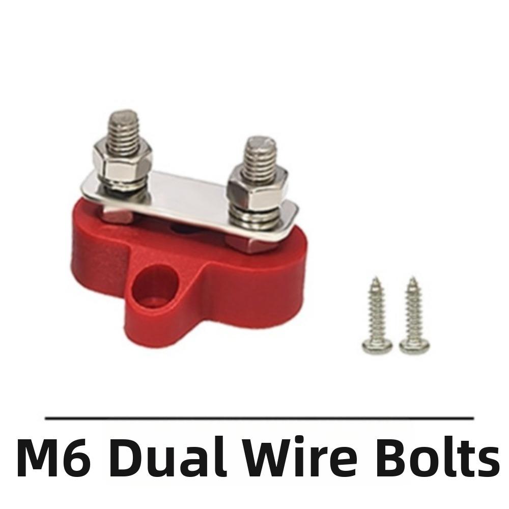 Corrosion Resistant Battery Connection Kit Flame-Retardant Dual Connection Bolt Car Battery