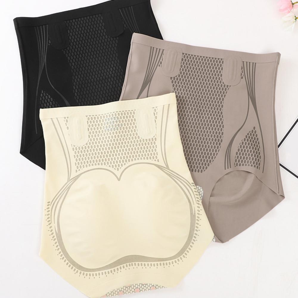 High Waist Butt Lifter Briefs Cotton Crotch Slimming Underpants Casual Postpartum Body Shaper  Lady