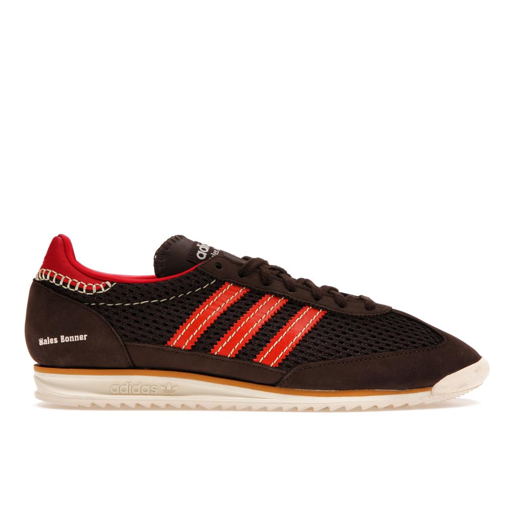 adidas Wales Bonner x SL72 Knit Brown Unisex Sneakers Dark-Brown Collegiate-Orange Cream-White IE1664