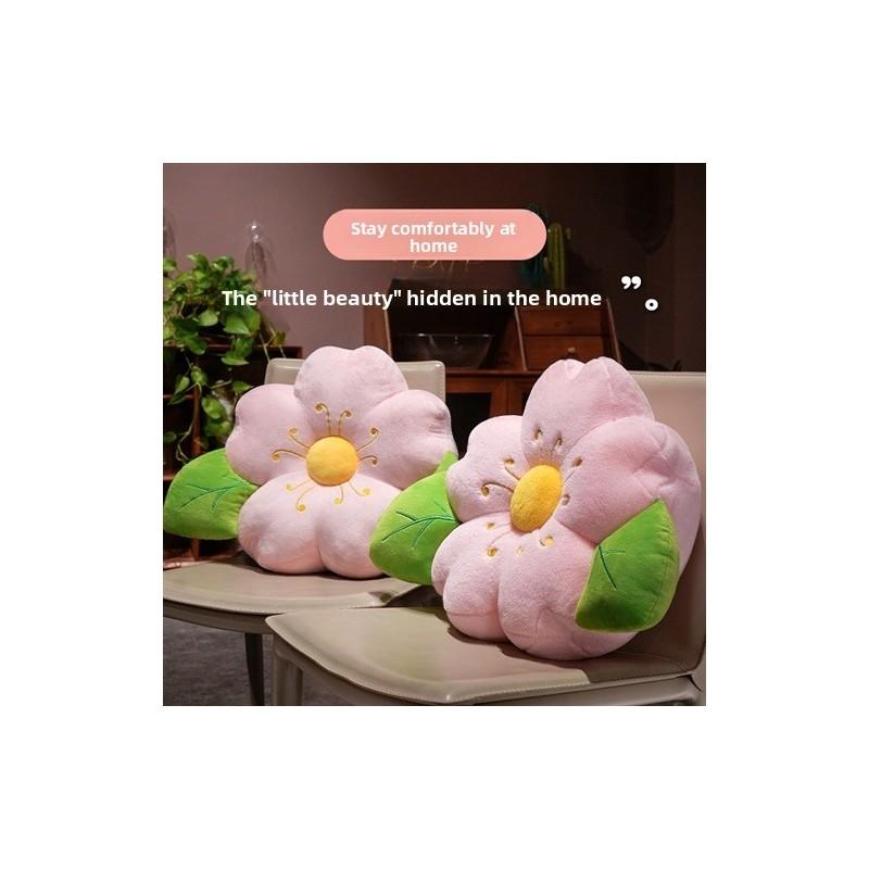 Plush And Cool Silk Cherry Blossom Pillows Cushions For Bed And Lounge Comfort